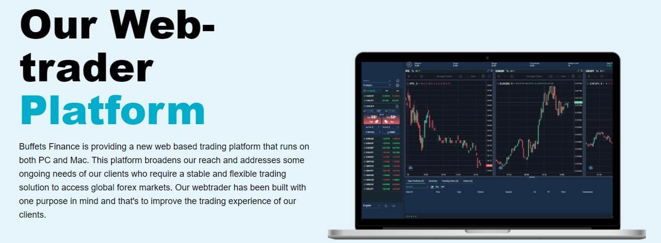 Buffets Finance trading platform