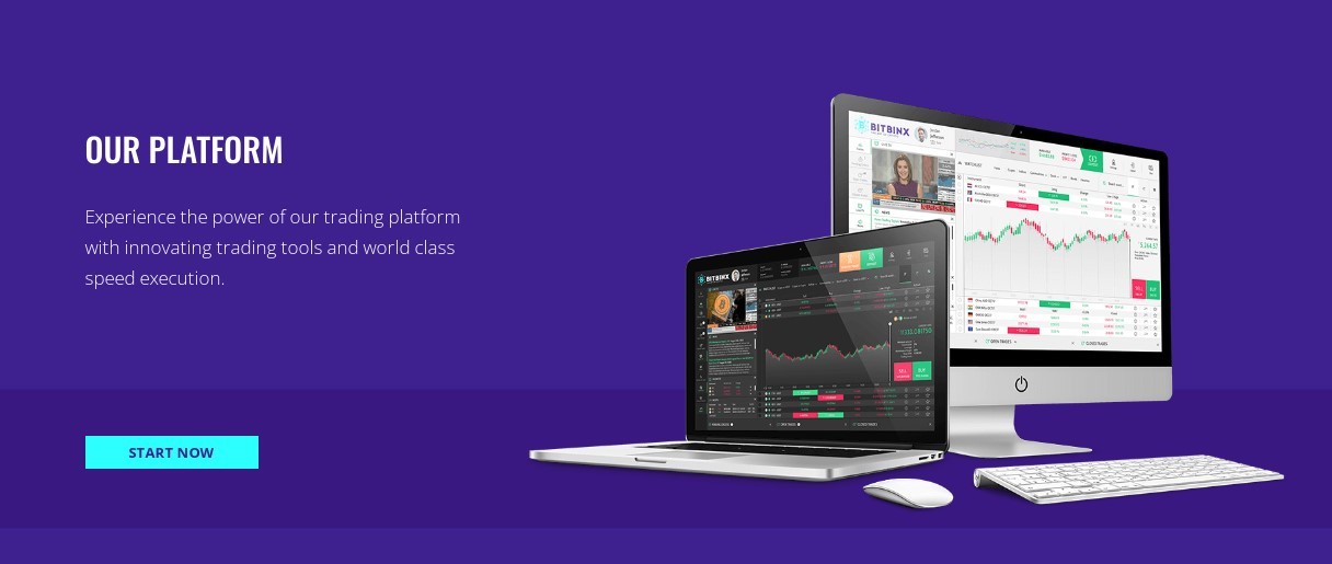 Bitbinx Trading platform