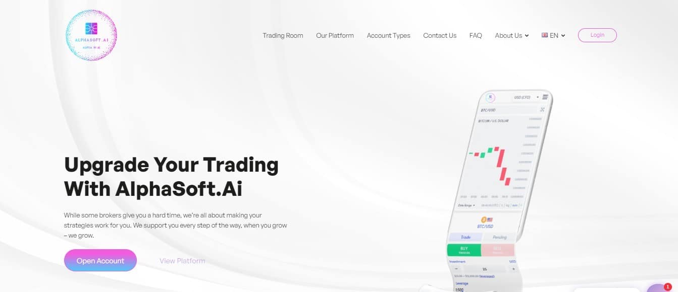 AlphaSoft.ai website