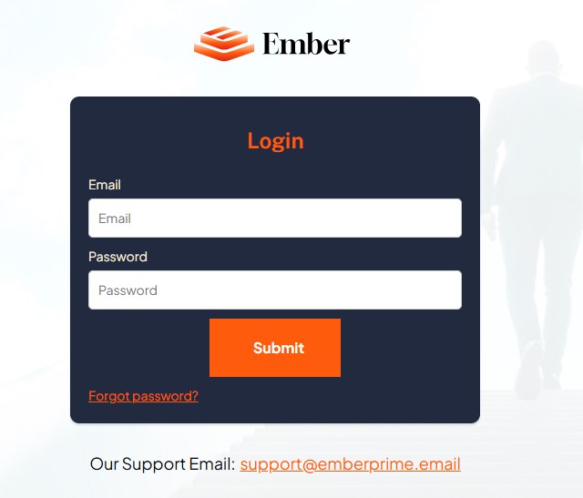 EmberPrime Registration Page