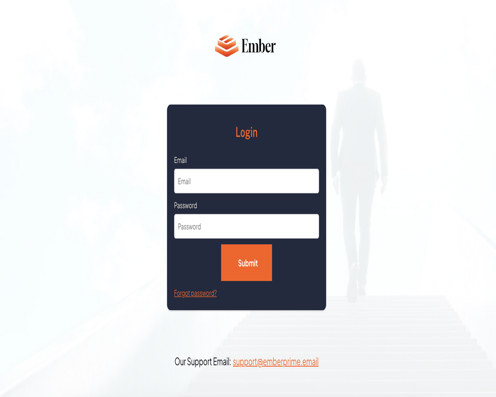 Ember prime home page screen shot